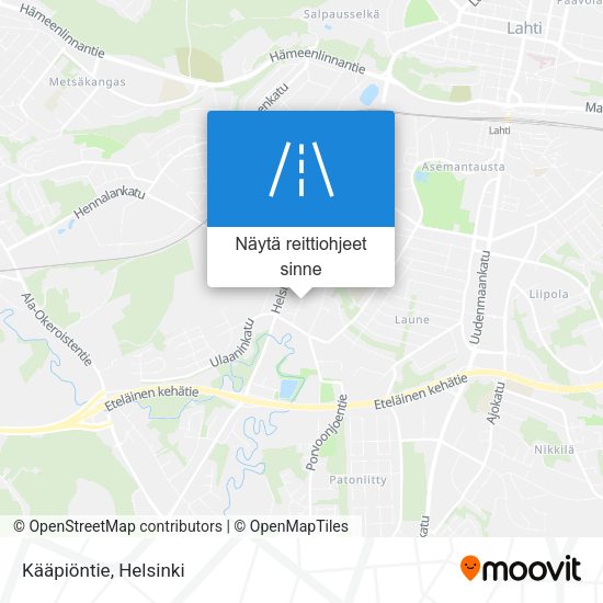 Kääpiöntie kartta