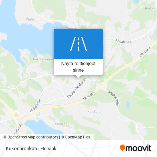 Kukonaronkatu kartta