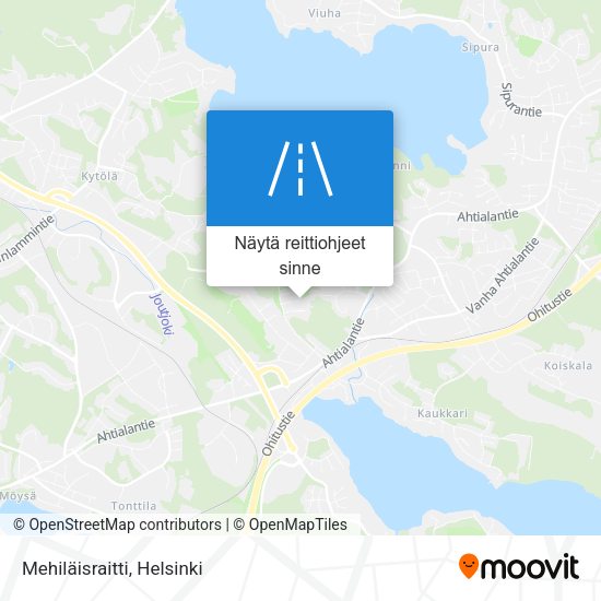 Mehiläisraitti kartta