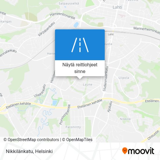 Nikkilänkatu kartta