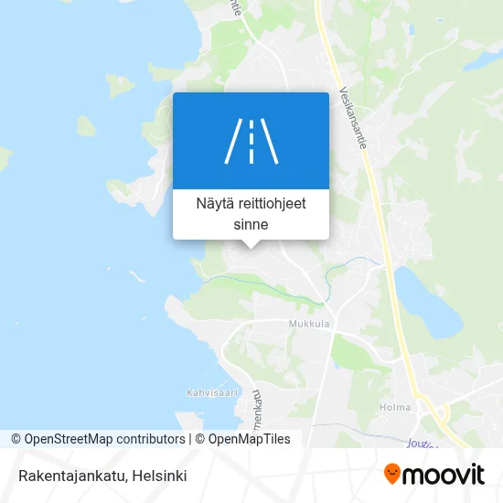 Rakentajankatu kartta