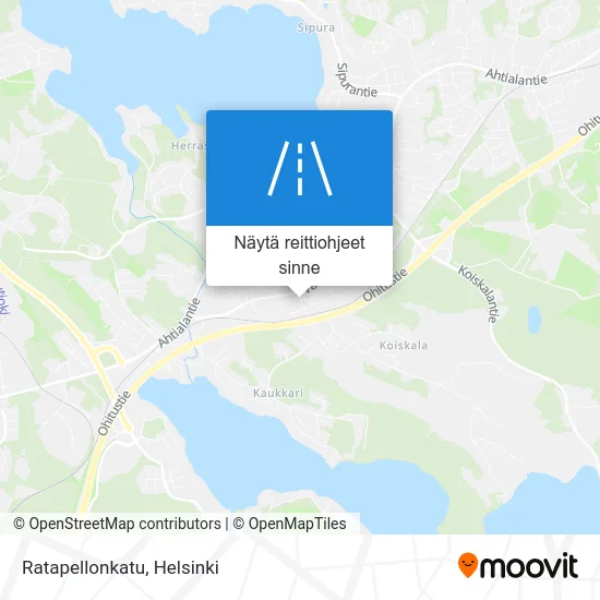 Ratapellonkatu kartta