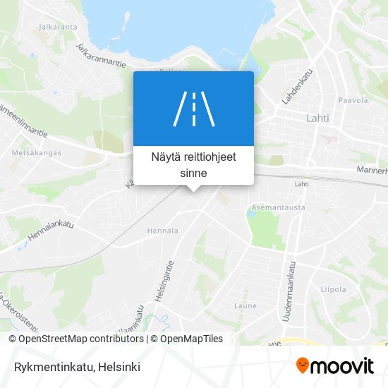 Rykmentinkatu kartta