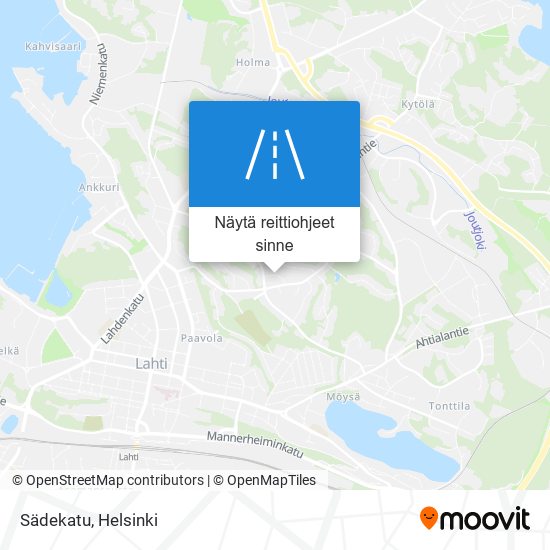 Sädekatu kartta