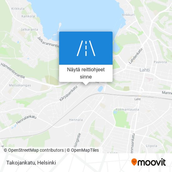 Takojankatu kartta