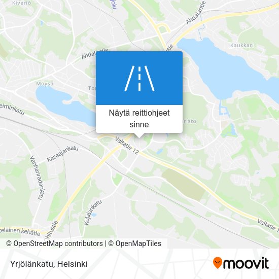 Yrjölänkatu kartta