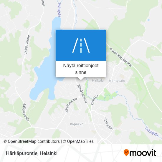 Härkäpurontie kartta