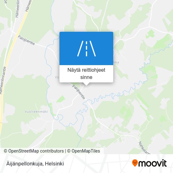 Äijänpellonkuja kartta