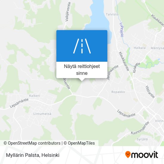 Myllärin Palsta kartta