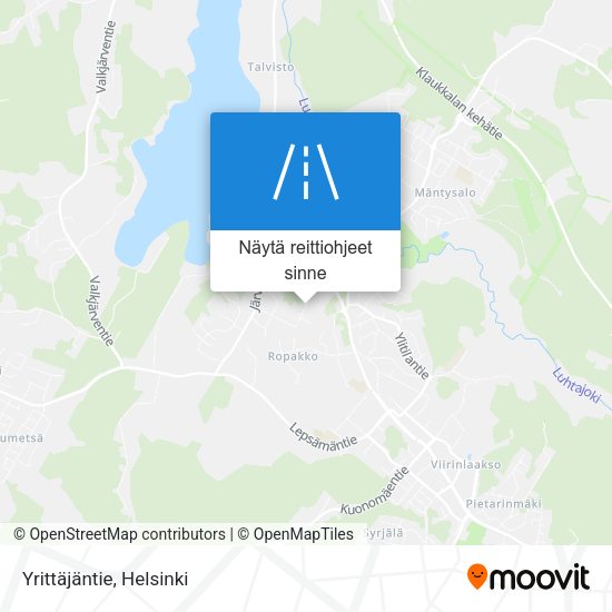 Yrittäjäntie kartta
