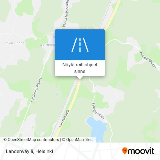 Lahdenväylä kartta
