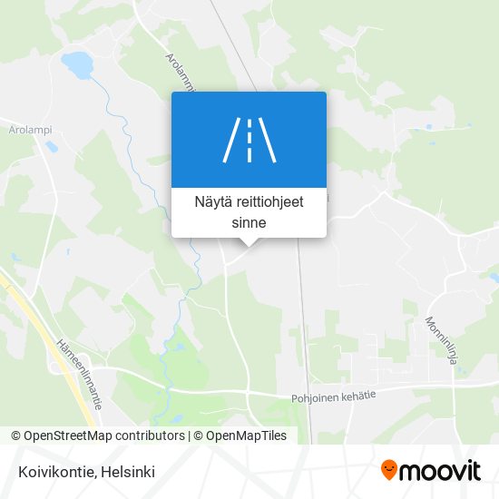 Koivikontie kartta