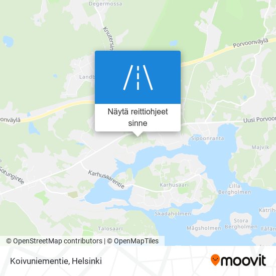 Koivuniementie kartta