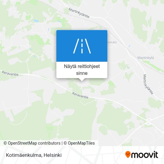 Kotimäenkulma kartta