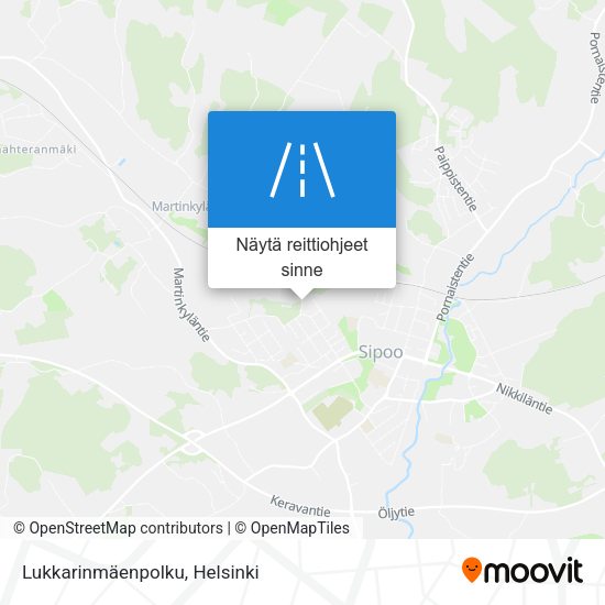 Lukkarinmäenpolku kartta