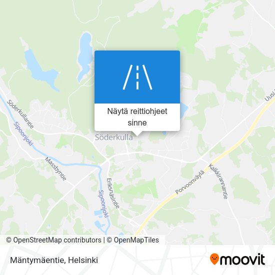 Mäntymäentie kartta