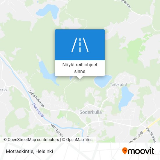 Möträskintie kartta
