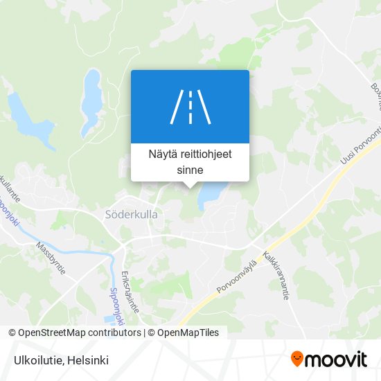 Ulkoilutie kartta