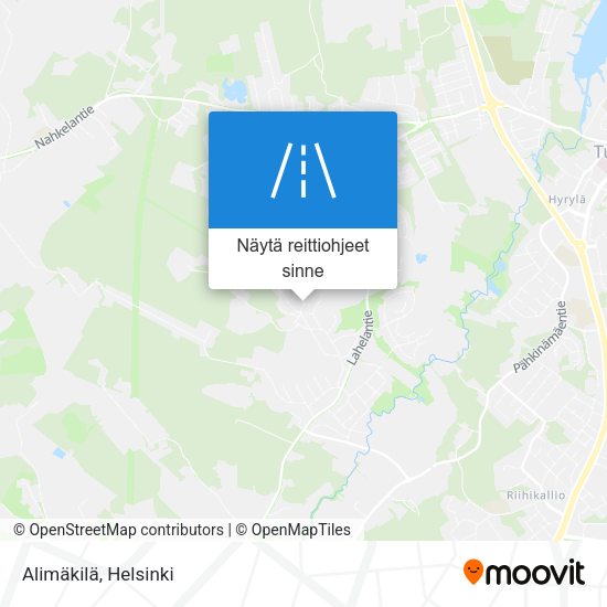 Alimäkilä kartta