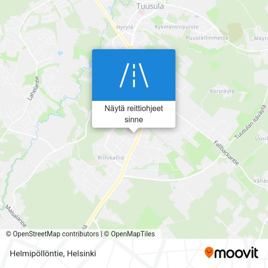 Helmipöllöntie kartta