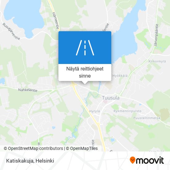 Katiskakuja kartta