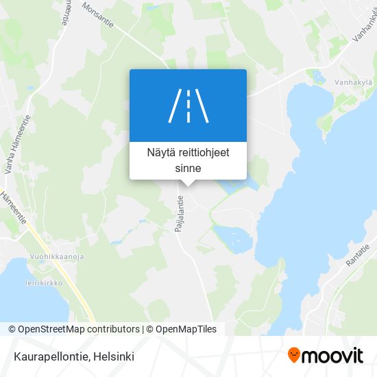 Kaurapellontie kartta