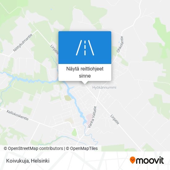 Koivukuja kartta