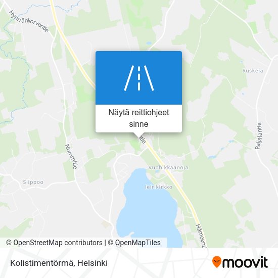 Kolistimentörmä kartta