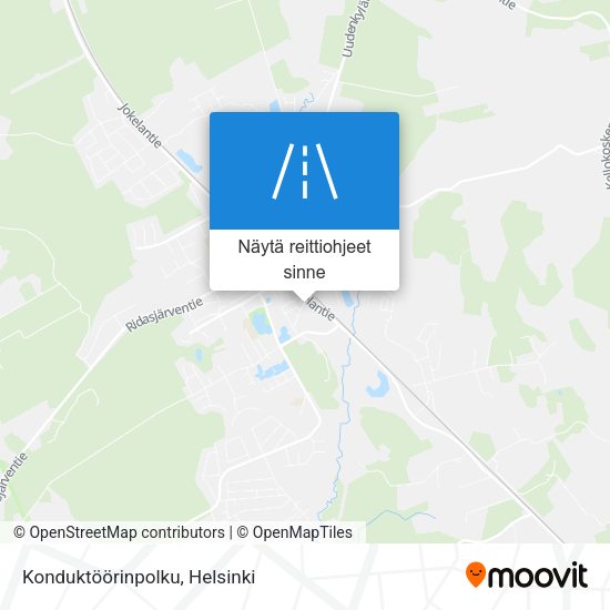 Konduktöörinpolku kartta