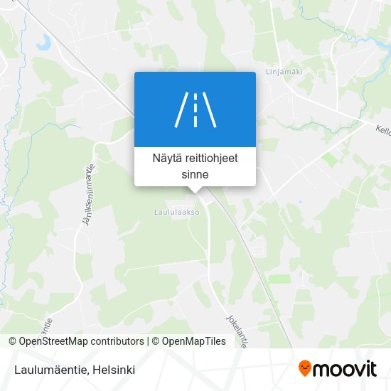 Laulumäentie kartta
