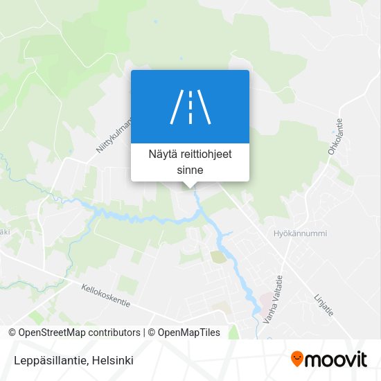 Leppäsillantie kartta