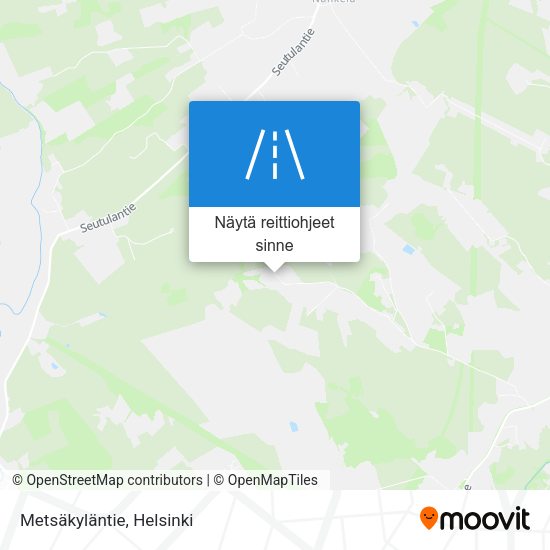 Metsäkyläntie kartta