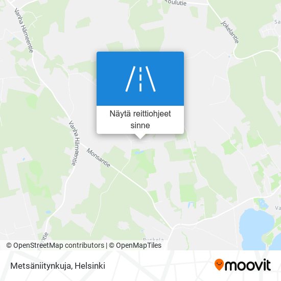 Metsäniitynkuja kartta