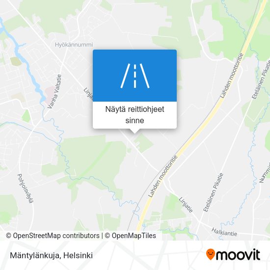 Mäntylänkuja kartta