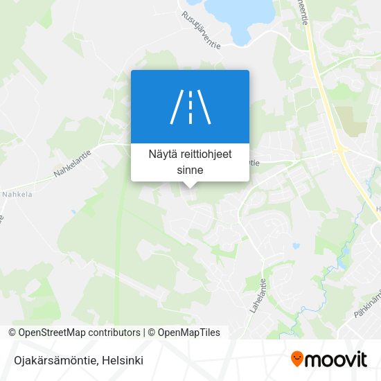 Ojakärsämöntie kartta