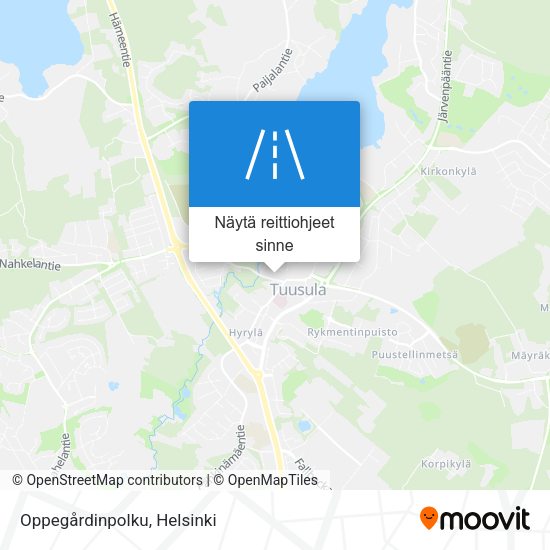 Oppegårdinpolku kartta