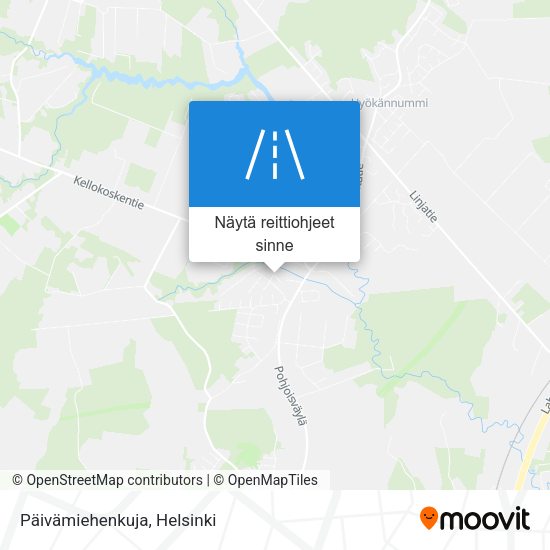 Päivämiehenkuja kartta