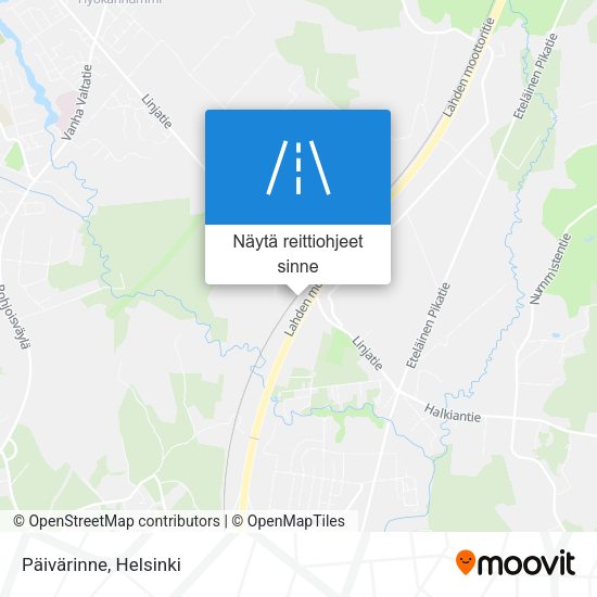 Päivärinne kartta