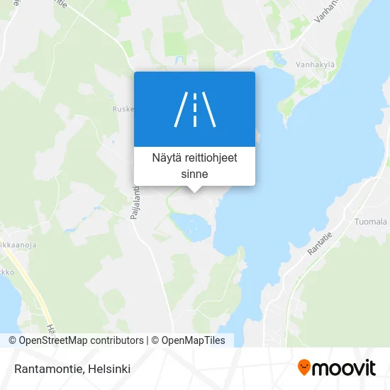 Rantamontie kartta