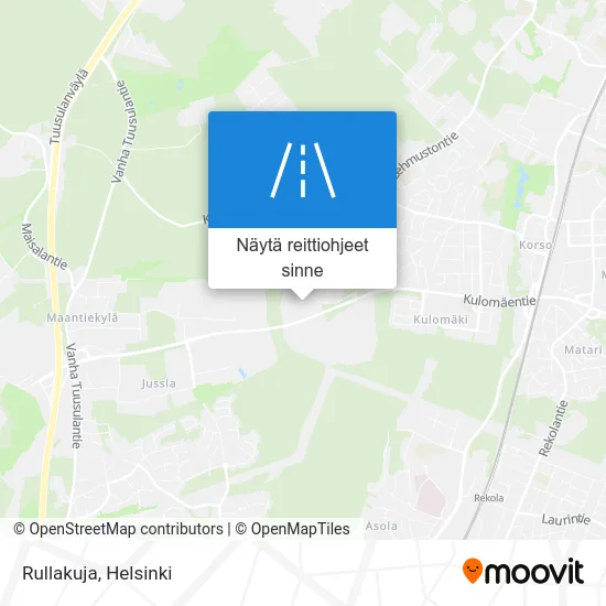 Rullakuja kartta