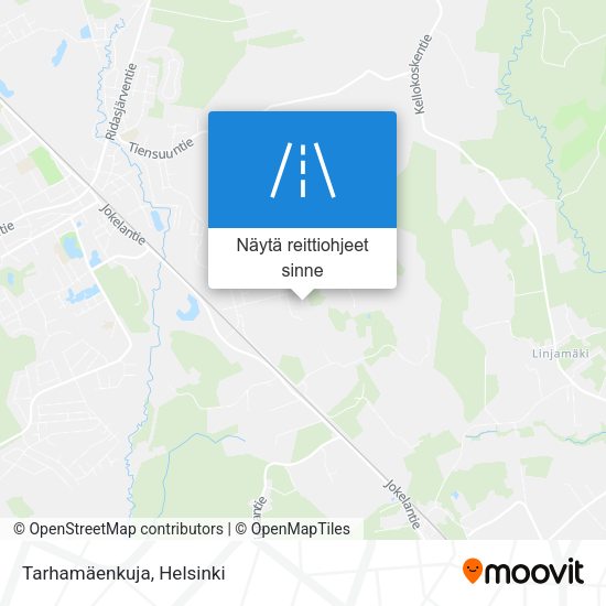Tarhamäenkuja kartta
