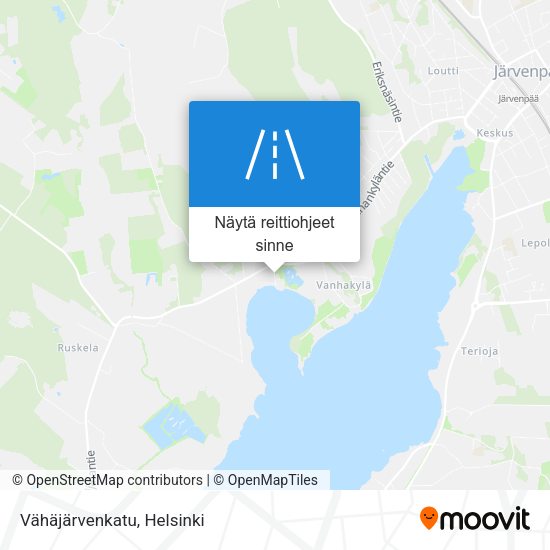 Vähäjärvenkatu kartta