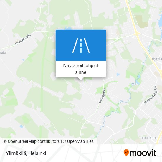 Ylimäkilä kartta
