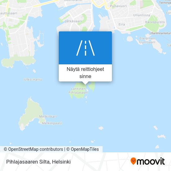 Pihlajasaaren Silta kartta