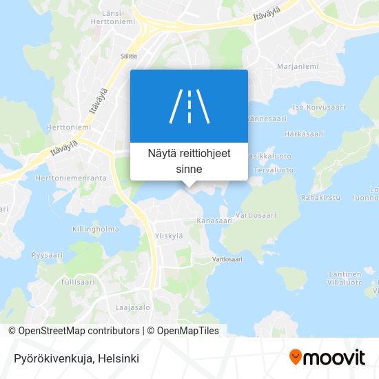Pyörökivenkuja kartta