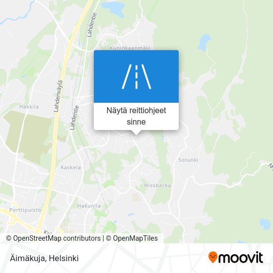 Äimäkuja kartta