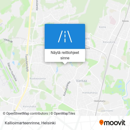 Kallioimarteenrinne kartta