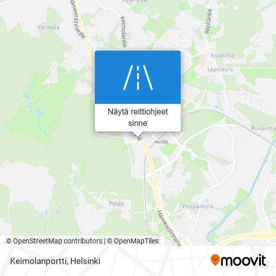 Kuinka päästä kohteeseen Keimolanportti paikassa Vantaa kulkuvälineellä  Bussi tai Juna?