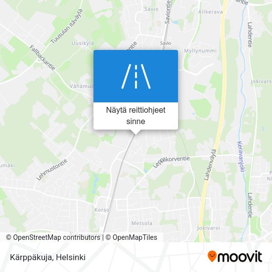 Kärppäkuja kartta