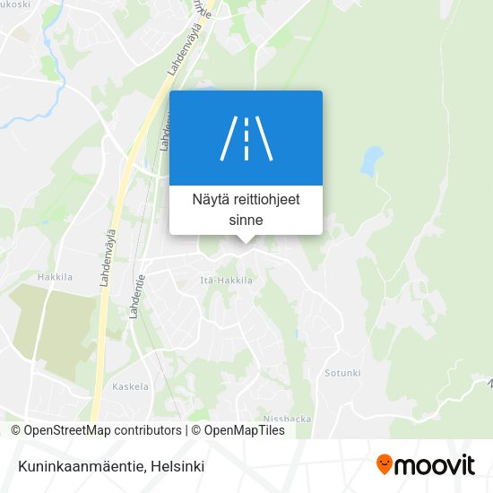 Kuninkaanmäentie kartta